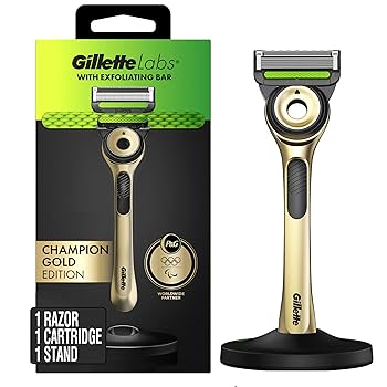 Gillette Labs Black & Gold Editionジレットラボ GilletteLabs Exfoliating Bar Razor Black and Gold Edition (2